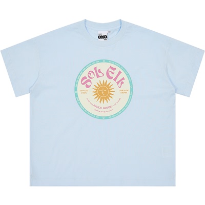 XXZXX潮牌凉感印花短袖T恤男女款