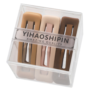 简约bb夹发卡夹子头饰时尚少女一字夹侧边夹固定碎发刘海发夹卡子