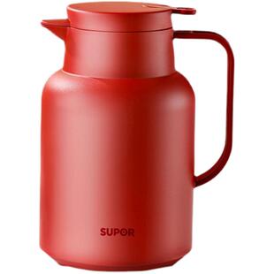 苏泊尔保温壶家用结婚红色陪嫁一对热水壶玻璃内胆大容量热水瓶