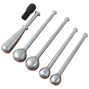 神捣实心304不锈钢捣碎棒无填充捣药杵配捣罐研钵棒对窝碾碎冰棒