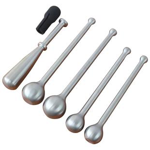 实心非填充304不锈钢捣药杵棒配捣罐研钵对窝捣食材调料碾碎冰棒