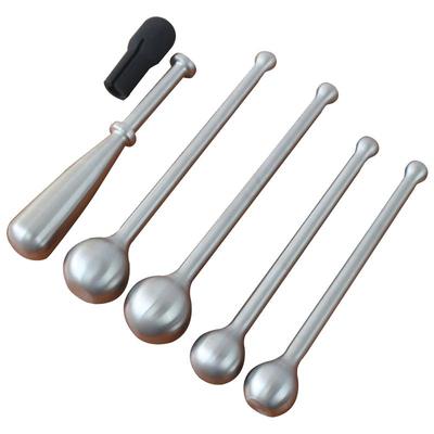 实心非填充304不锈钢捣药杵棒配捣罐研钵对窝捣食材调料碾碎冰棒