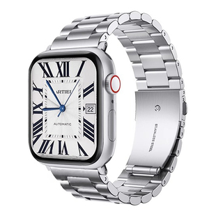 适用苹果S10手表表带iWatch10表壳金属AppleWatch11不锈钢S11/S9保护壳AppleWatchUltra3代男SE3手表带Ultra2