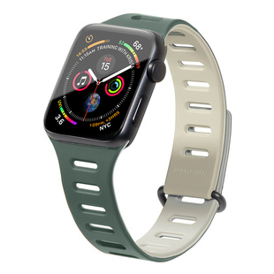 Native Union苹果磁吸表带适用AppleWatch11/10 Ultra2 S9/8/7/6/5/时尚智能手表腕带44/45/49毫米mm硅胶