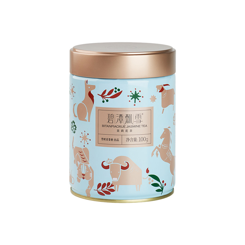 碧潭飘雪茉莉花茶一级茶叶大罐装
