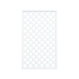 防腐塑木定制网格栅栏篱笆围栏护栏阳台庭院花园白色隔断爬藤花架