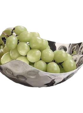 软装饰品样板间水果盘金属简约