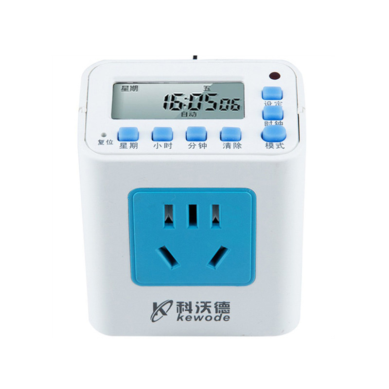 定时开关插座智能220V家用循环启动广告牌招牌灯电源时间控制器