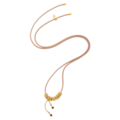 穿盘缠黄金吊坠编绳珠宝翡翠配件