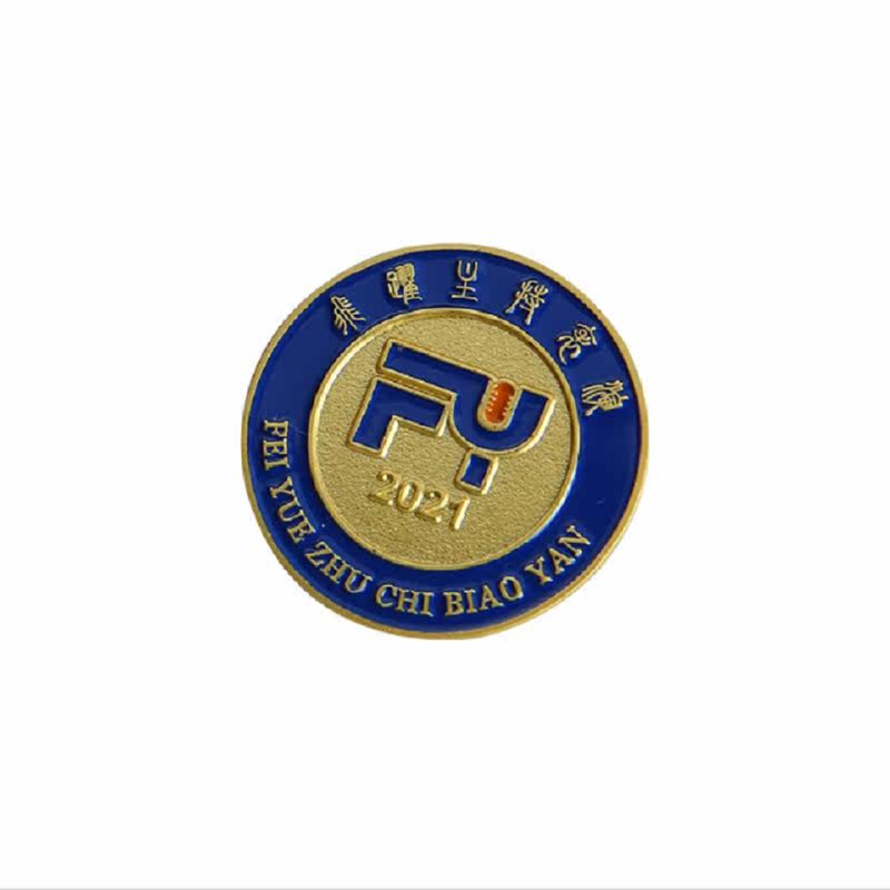 金属徽章定做烤漆校徽胸章订制珐琅公司logo勋章定制滴胶磁扣胸针