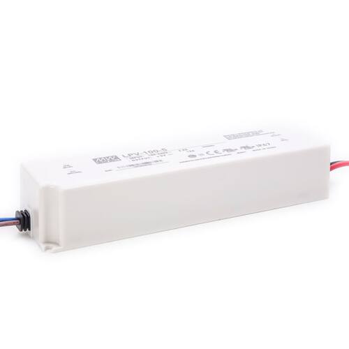 明纬24V电源100W LPV-100-24塑壳IP67防水LED照明4.2A灯带灯箱