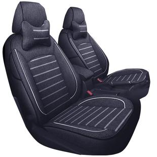 适用于丰田卡罗拉汽车座套全包雷凌威驰荣放rav4亚麻布艺好看车套