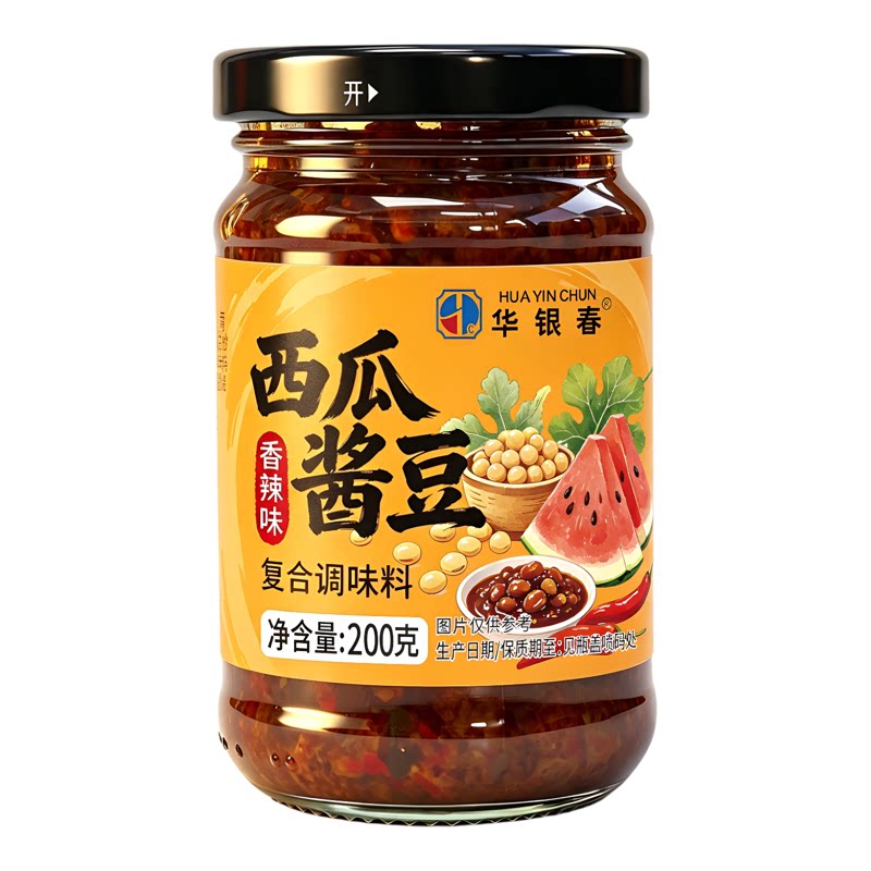 河南特产老式西瓜黄豆酱下饭菜