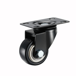 重型万向轮转椅滑轮定向手推车带刹车拖车的小轮子静音脚轮转向轮