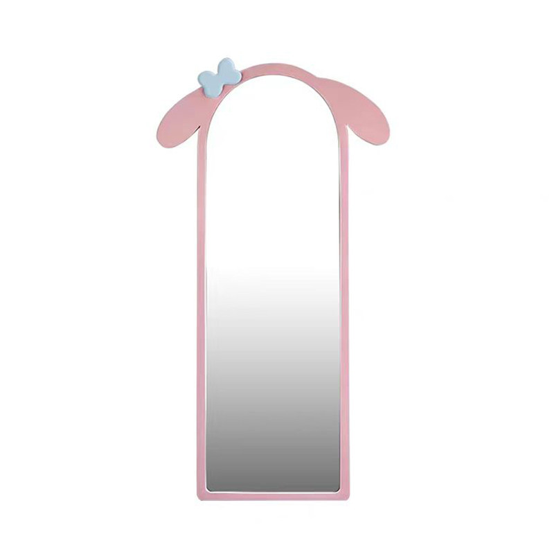 壁芯卡通创意女生衣帽间穿衣镜