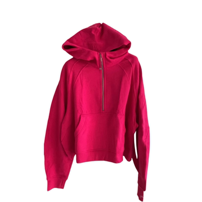 【直邮】lululemon Scuba Oversized 1/2 Zip Hoodie连帽加绒卫衣