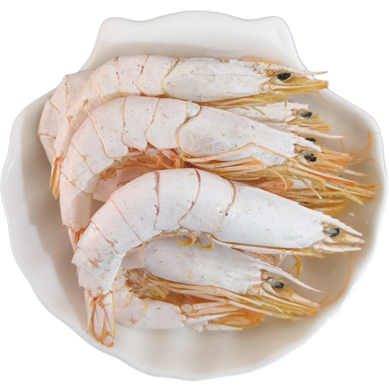 海虾干无盐低脂虾干零食肉质鲜甜