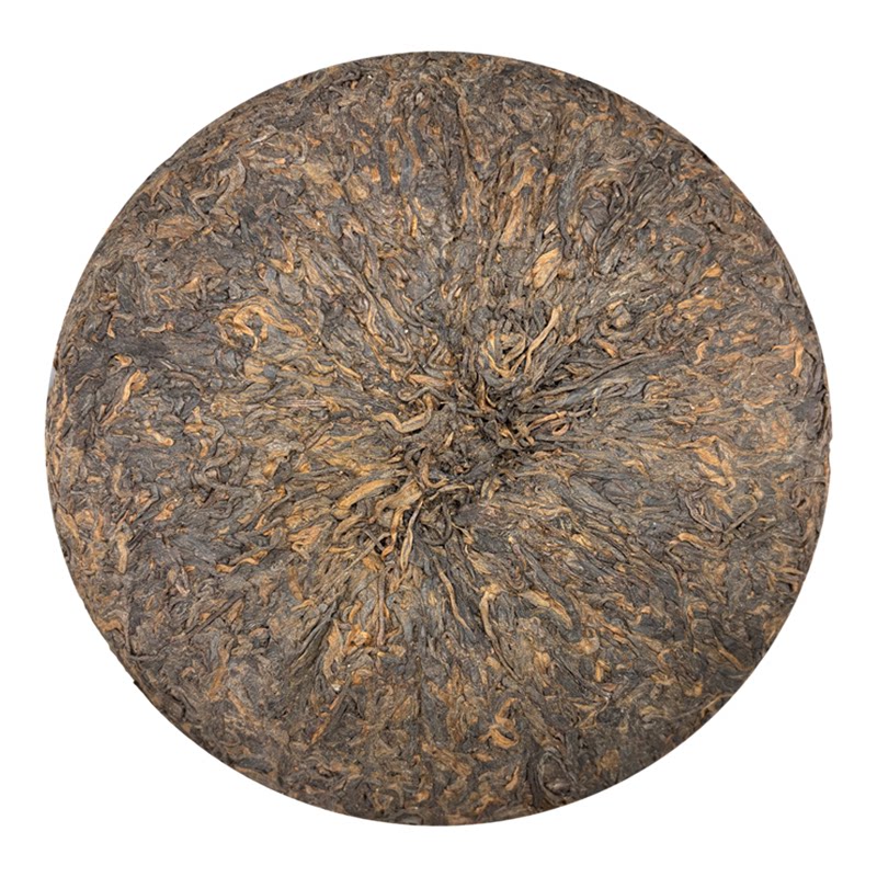 黎明星火茶厂 80年代老瓜茶 普洱茶生茶 100克 红汤 陈年普洱