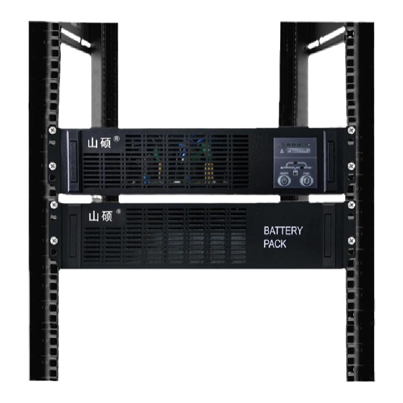 山硕车载锂电池ups不间断电源220V在线式1KVA3KVA6KVA10KVA防断电