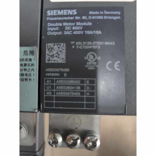 议价6SL3120-2TE21- 8AA3西门子驱动器模块