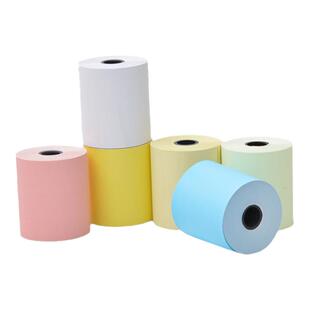 彩色打印纸5750热敏纸美团外卖超市58小票纸粉色80后厨餐饮收银纸