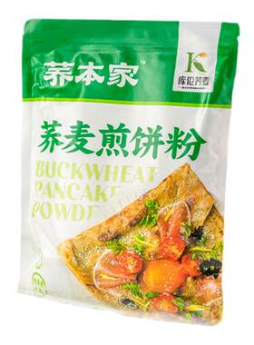 荞本家无麸质荞麦煎饼粉纯荞麦面粉儿童早餐煎饼果子卷饼可丽饼