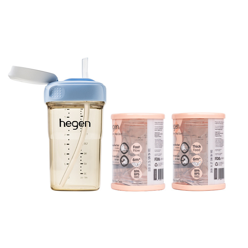 Hegen海格恩儿童吸管杯方才出色