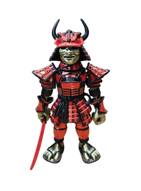 3D打印鬼武士盔甲模型摆件