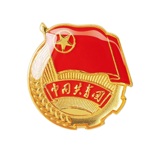 新语文化 团徽正版共青团中国共青团团徽新款标准型学生用磁吸磁铁款青年团磁扣胸针款共青团员徽章 团宝汇