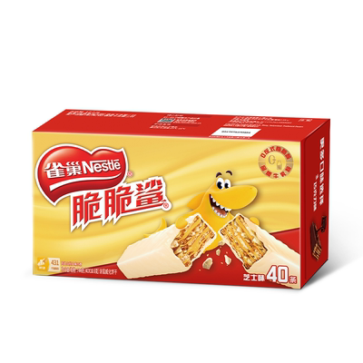 【新品上新】巢脆脆鲨威化饼干巧克力芝士味小零食旗舰店官方正品