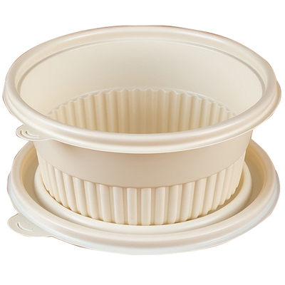 玉米淀粉圆形一次性餐盒