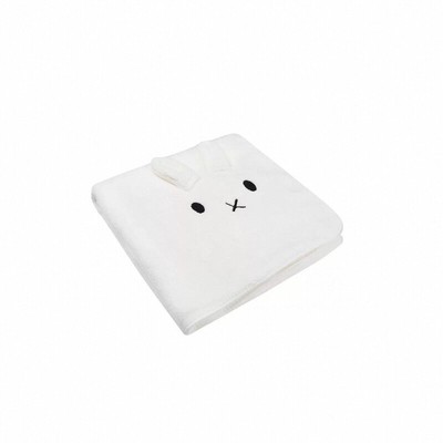 卡通兔子浴巾珊瑚绒亲肤吸水速干裹巾学生可爱毛巾女款三件套可穿