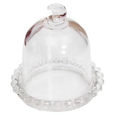 透明玻璃罩比利花园高档珍珠盘
