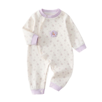 婴儿连体衣春秋四季纯棉爬爬服