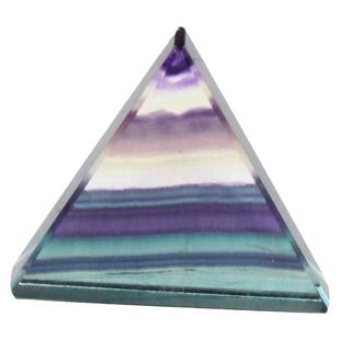 如鸿天然彩色石头三角牌萤石原石片状小号水晶石矿石