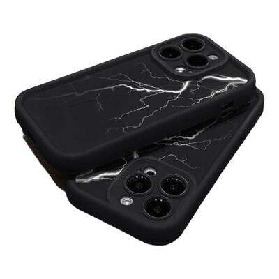 黑白闪电IQOO15PRO手机壳VIVO天眼Z8阶梯NEO8/7/6/3/5新款Y93/78/77/76/73/70/55/52/35/33/IQOO12pro保护S套