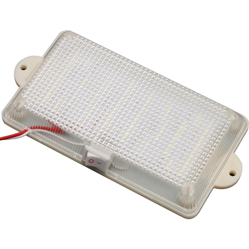 汽车led室内灯驾驶室阅读灯12V24v超亮面包车货车车厢灯改装顶灯