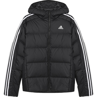 Adidas/阿迪达斯正品新款男士保暖经典保暖连帽防风羽绒服JN7478