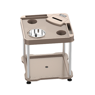 麻将桌茶几茶水架棋牌室专用水杯架烟灰缸茶水台小茶桌麻将机茶几