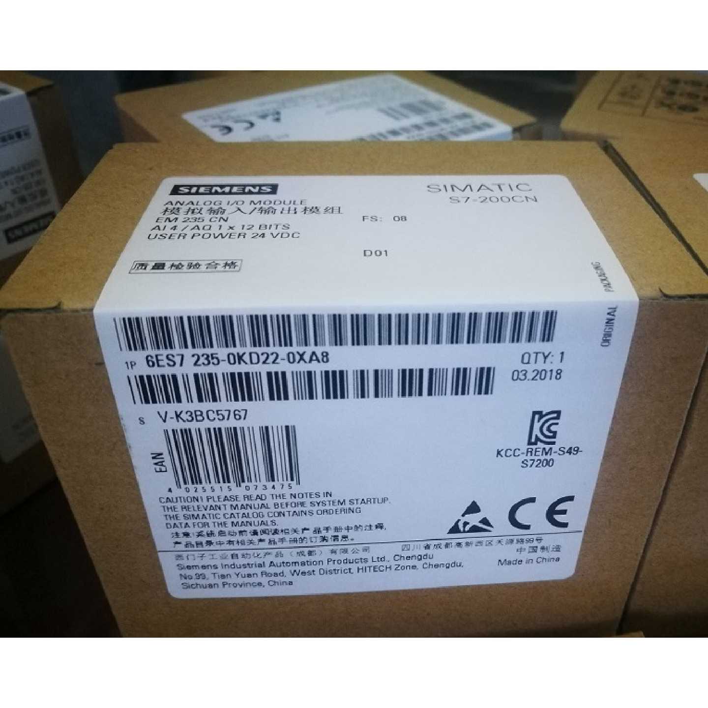 议价6ES7235-0KD22-0XA8西门子S7-200CN EM235模块6ES7235-OKD22-