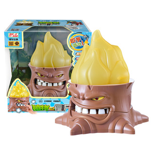 植物大战僵尸新品火焰树桩咬牙玩具亲子互动整蛊玩具拔牙儿童礼物