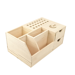 洛韦多功能大容量收纳盒 手机维修桌面收纳架 螺丝刀插工具零件盒