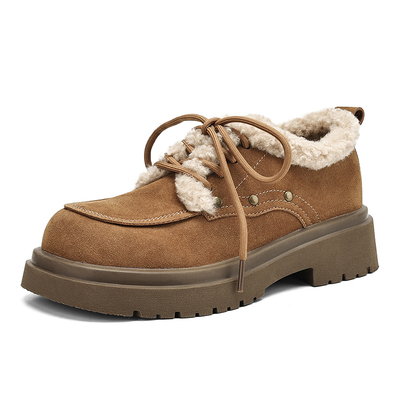 达芙妮加绒加厚毛毛鞋