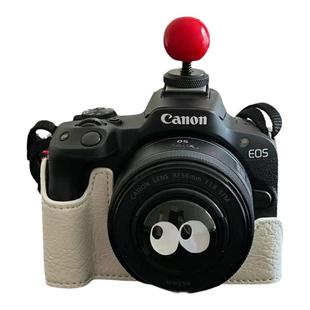 适用佳能R50相机套R50V保护套R10微单R8R7R62配件M50热靴200D底座