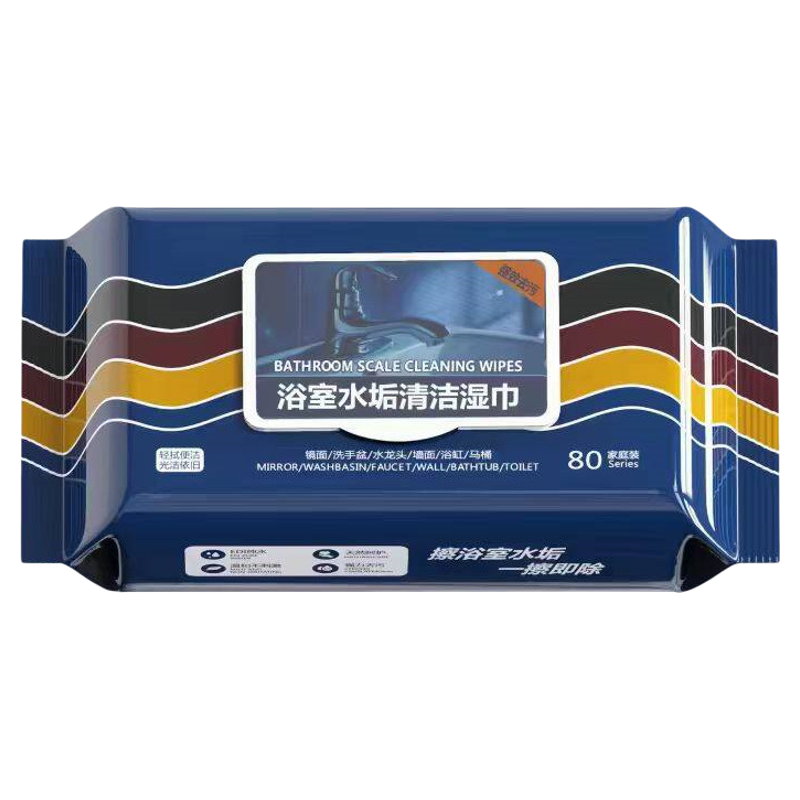 强力除水垢玻璃清洁湿巾
