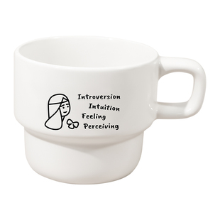 Chokaian原创韩式MBTI陶瓷咖啡杯马克杯水杯子16人格mbti周边ins