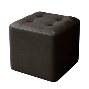 小凳子家用矮凳实木软包凳子结实耐用坐墩小凳子皮墩凳家用换鞋凳