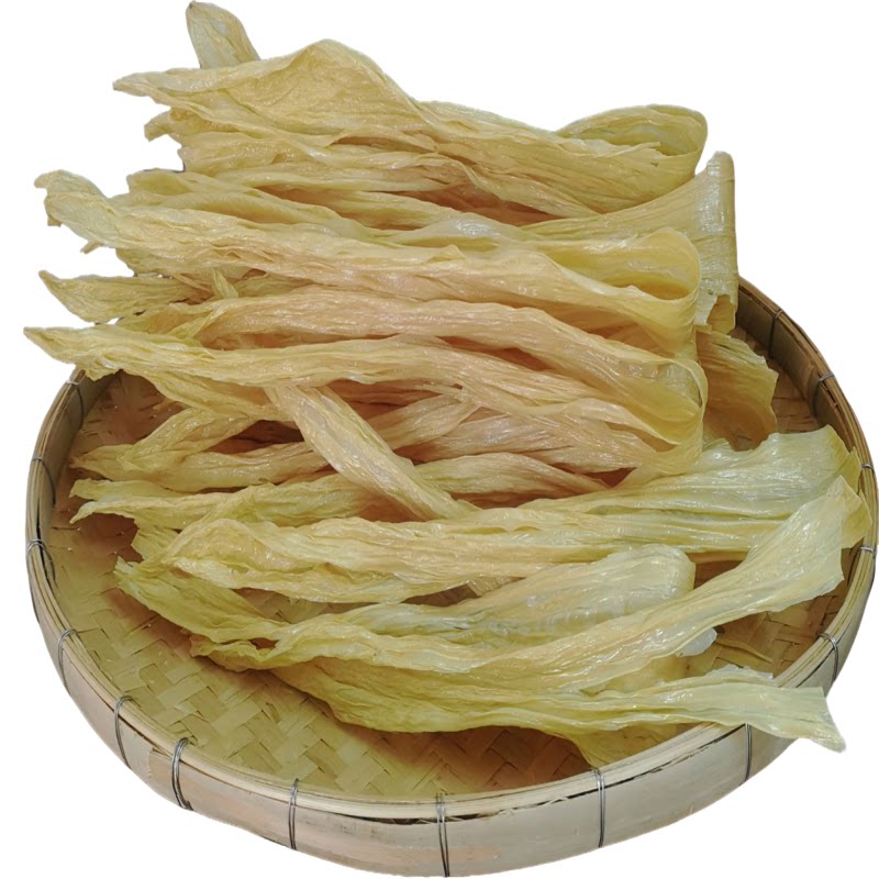 传统手工黄豆头层腐竹500克