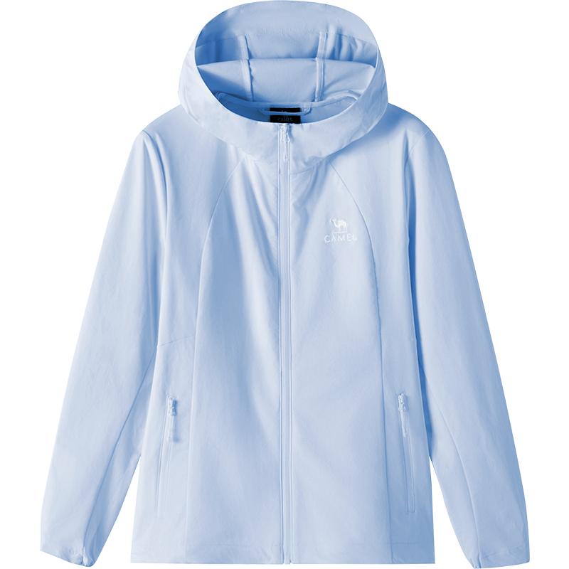 骆驼女装晴雨软壳衣2026春秋款户外夹克登山服两穿防泼水运动外套