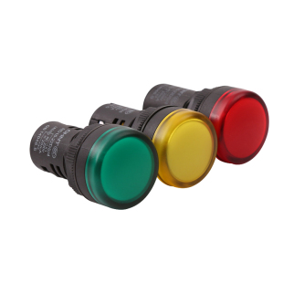 正泰LED指示灯信号灯AD电源 ND16-22DS 红黄绿蓝220V 24V 380V